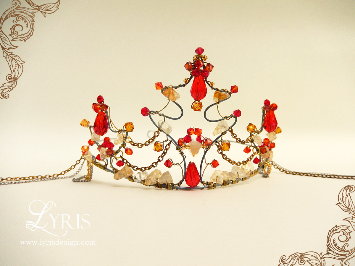 Crystal Flame Queen crown