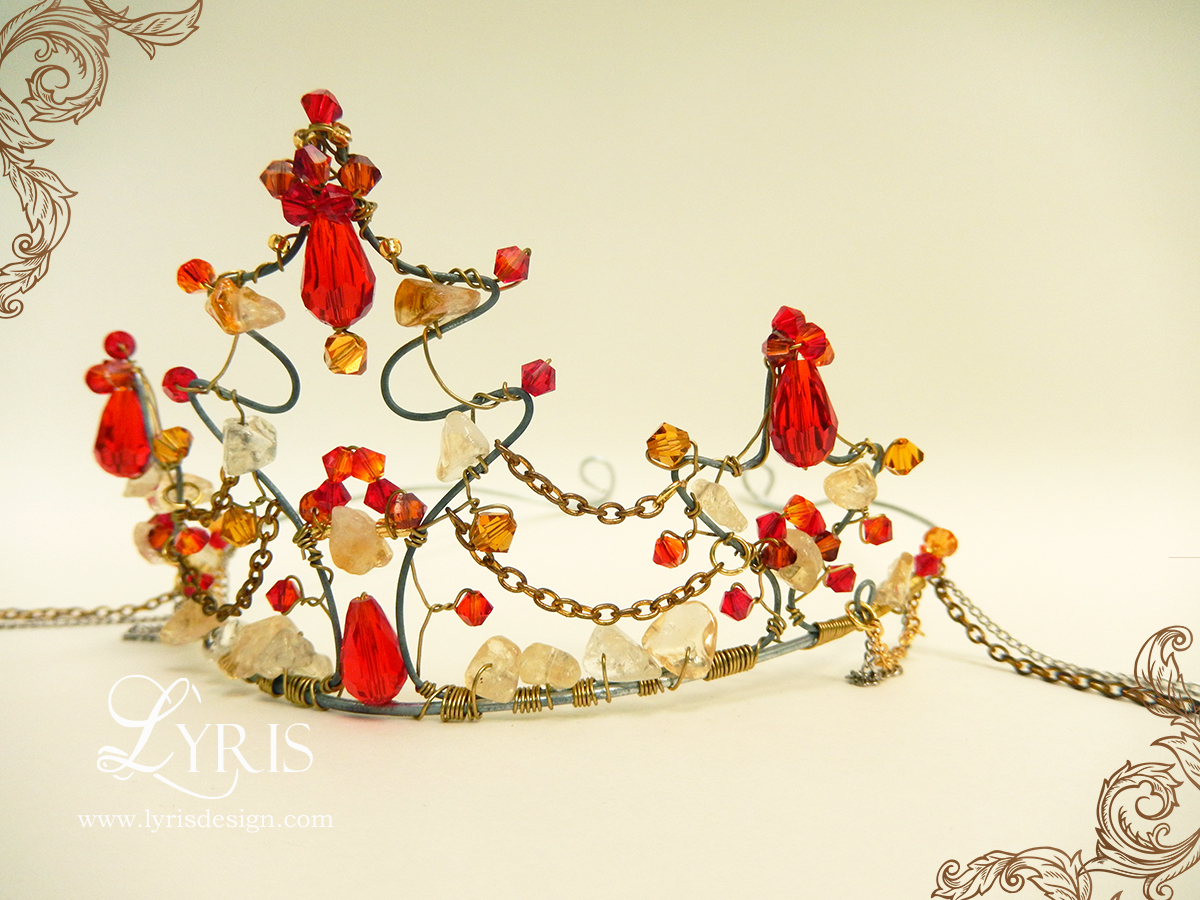 Crystal Flame Queen crown
