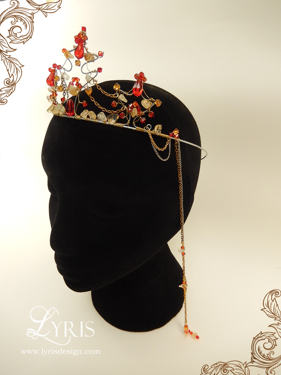 Crystal Flame Queen crown