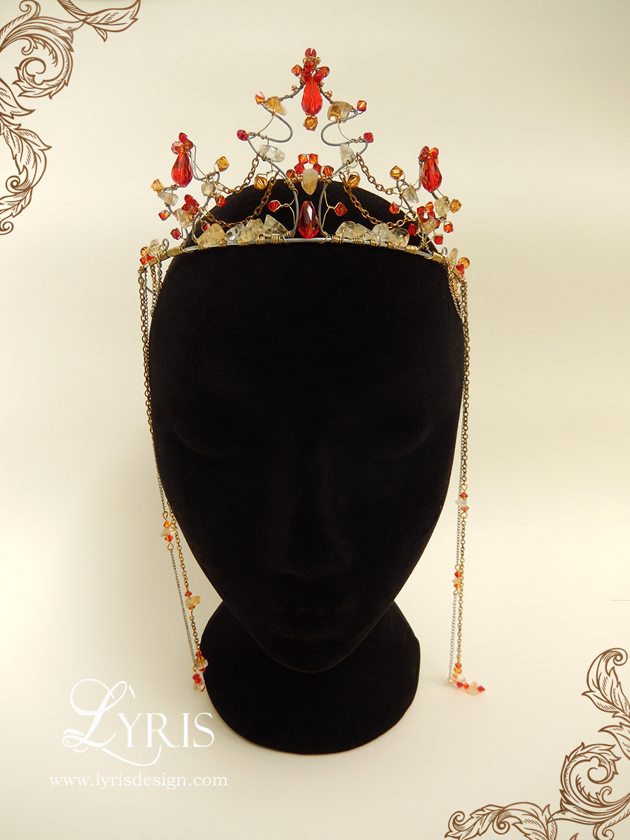 Crystal Flame Queen crown