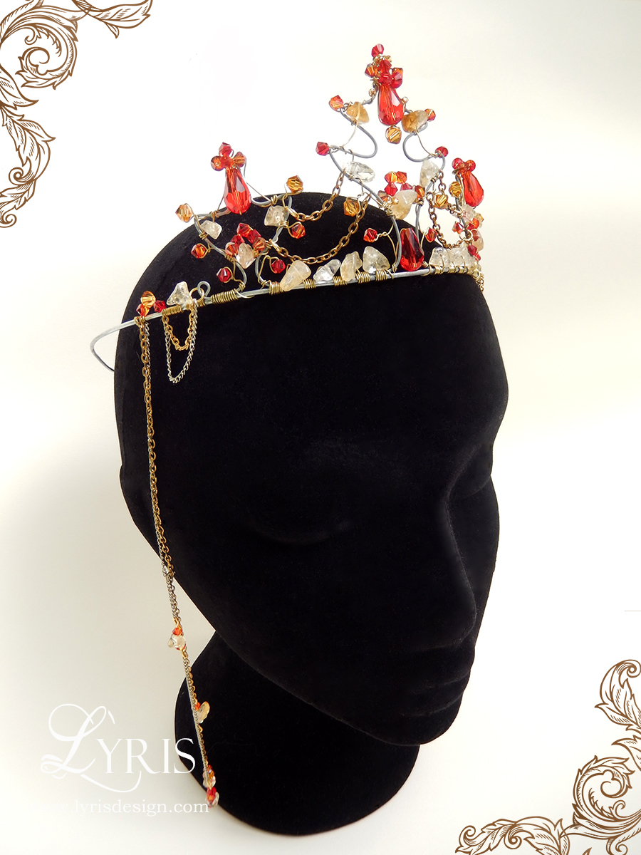 Crystal Flame Queen crown