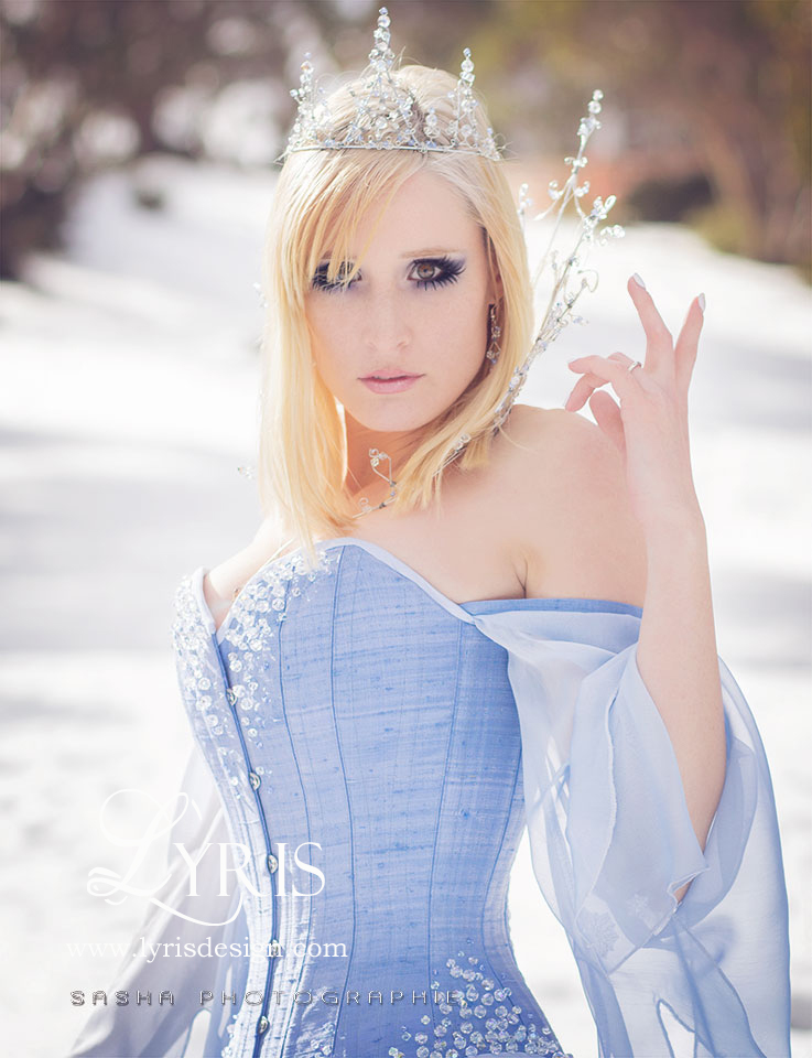 Snow Queen corset and gown