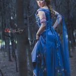 The Lady of the Lake waterlily corset and gown