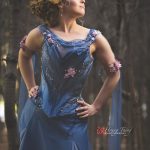 The Lady of the Lake waterlily corset and gown