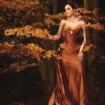 Autumn corset elven maid