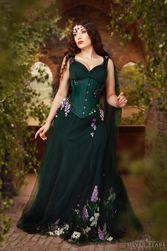Forest corset and gown